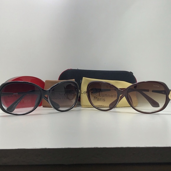 2 for 1 Summer same Le Chic France Black and Brown - Picture 1 of 8